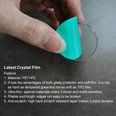 For Samsung Galaxy Watch4 Classic 46mm ENKAY Hat-Prince Crystal Screen Protector Anti-scratch Watch Film, 1 PCS, 2 PCS